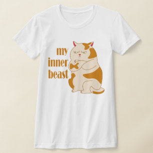 Mitt initieringstecken för tjock med låg beast t shirt