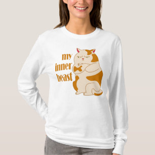 Mitt initieringstecken för tjock med låg beast t shirt
