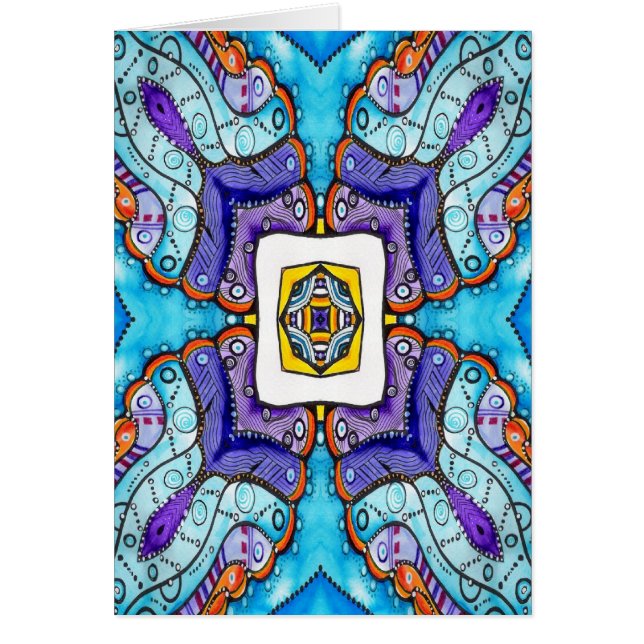 Mitt inre läka hälsningskort (Framsidan)