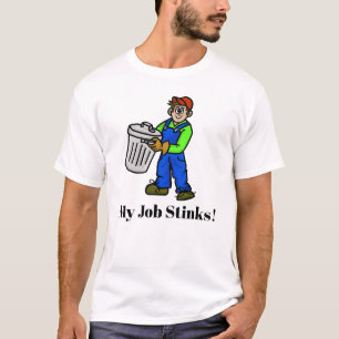 Mitt jobb visar Sopor Man T-shirt