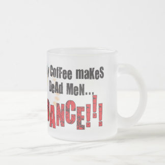 mitt kaffe… frostad glasmugg