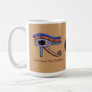 "Mitt kaffe i Öga Kärlek!" Mugg