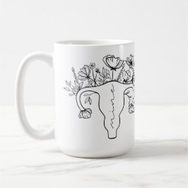 Mitt kaffe min Uterus Kaffemugg