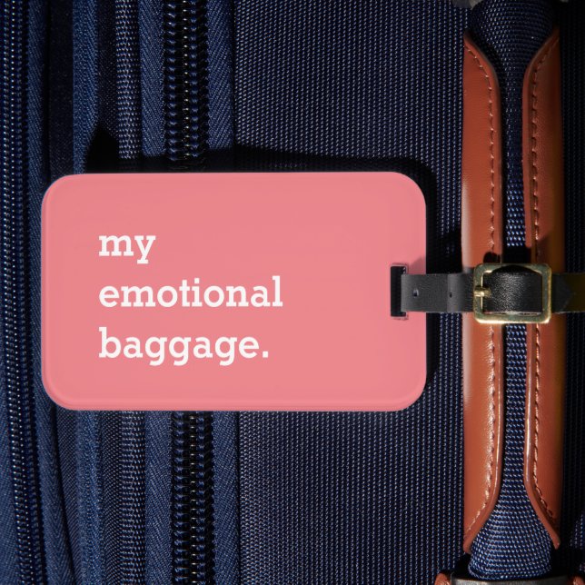 Mitt känslomässiga bagage roligt bagagebricka (Framsida Insitu 4)