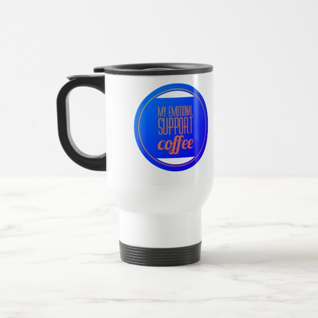 Mitt känslomässiga stöd för kaffe resemugg (Vänster)