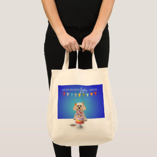"Mitt Kärlek språk" Livsmedel Tote Bag Tygkasse