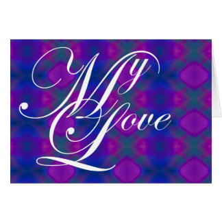 Mitt kärlekkort hälsningskort