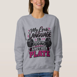 Mitt kärleksspråk är att lägga till en till tallri t shirt