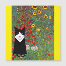 Mitt katt, jellyaböna och Klimt Land Garden