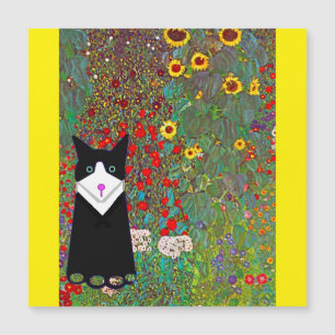 Mitt katt, jellyaböna och Klimt Land Garden