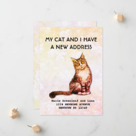 Mitt katt och jag har flyttat Meddelande
