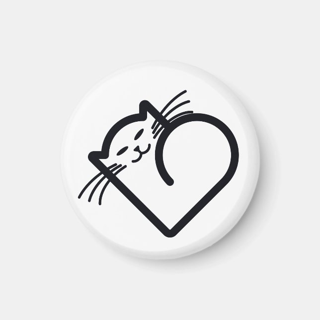 Mitt katthjärta magnet (Framsidan)