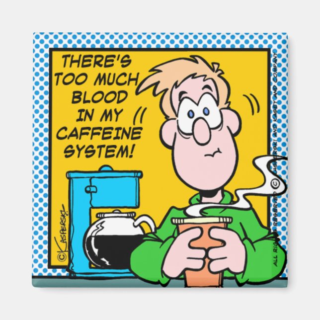 Mitt koffeinsystem magnet (Framsidan)