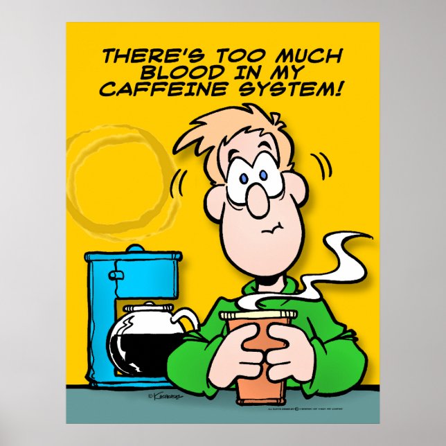 Mitt koffeinsystem poster (Framsidan)