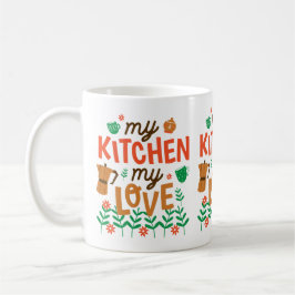 Mitt kök, min kärlek kaffemugg