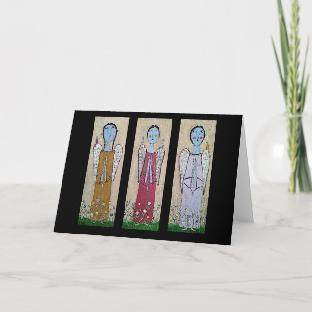 Mitt kort för tre änglar (Framsida)