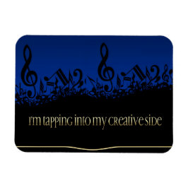 "Mitt kreativ sida" Flexibel mobilitetsbekräftelse Magnet