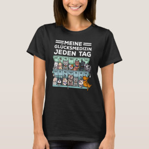 Mitt läkemedel för lycka kallade katter varje dag t shirt