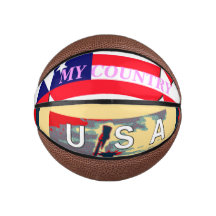 Mitt land USA Basketball-spel med champions