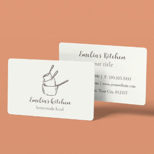 Mitt lilla kök Catering-företag Visitkort