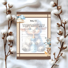 Mitt lilla lamm_  Baby ABC kapplöpningsspel Brevhuvud