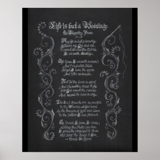 Mitt liv är bara en väv poster