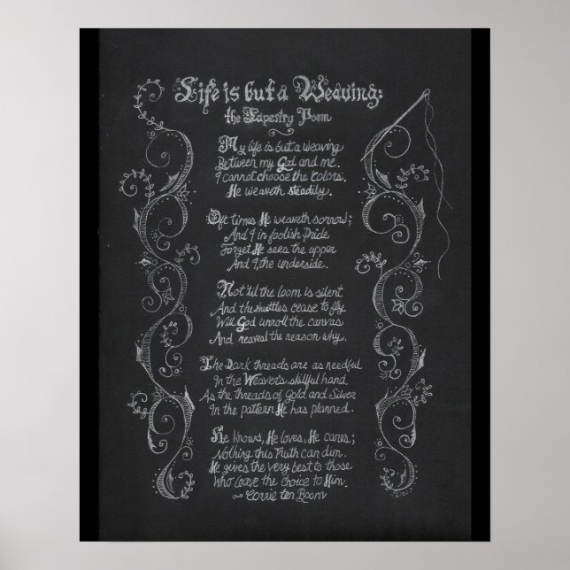 Mitt liv är bara en väv poster (Framsidan)