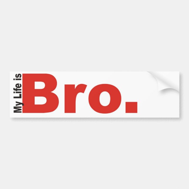 Mitt liv är broen (BILDEKALET) Bildekal (Framsidan)