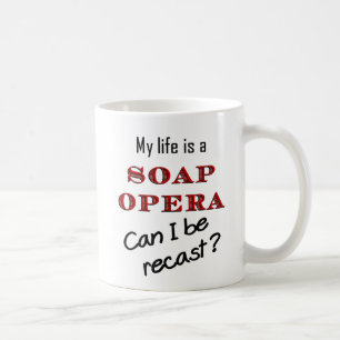 Mitt liv är en såpopera #1 kaffemugg