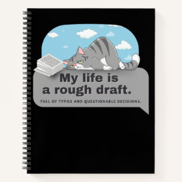 Mitt liv är ett grovt utkast: Skrivarens Tecknad