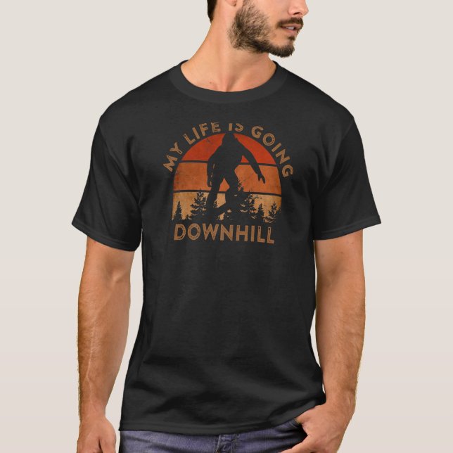 Mitt liv är på väg nedströms snutar t shirt (Framsida)