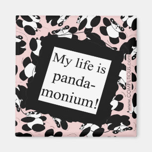 Mitt liv är panda-monium magnet