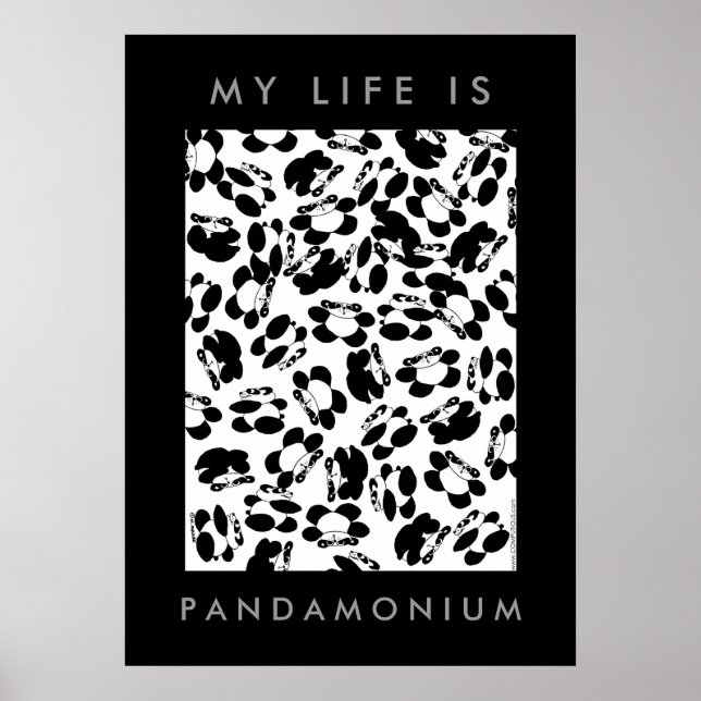 Mitt liv är panda-monium poster (Framsidan)