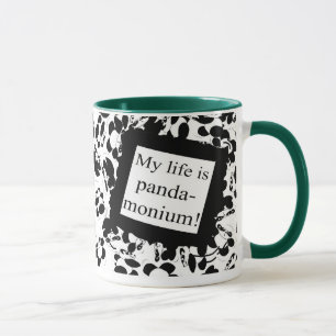 Mitt liv är pandaen-monium mugg