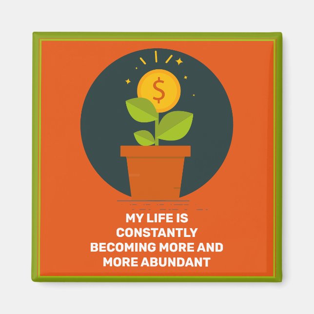 Mitt liv blir allt rikare. magnet (Framsidan)