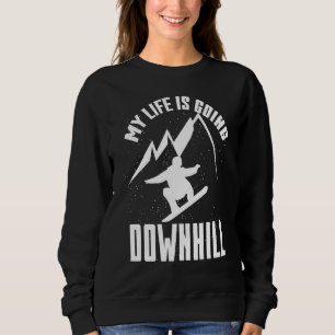 Mitt Liv Går utför Freestyle Åkare T Shirt