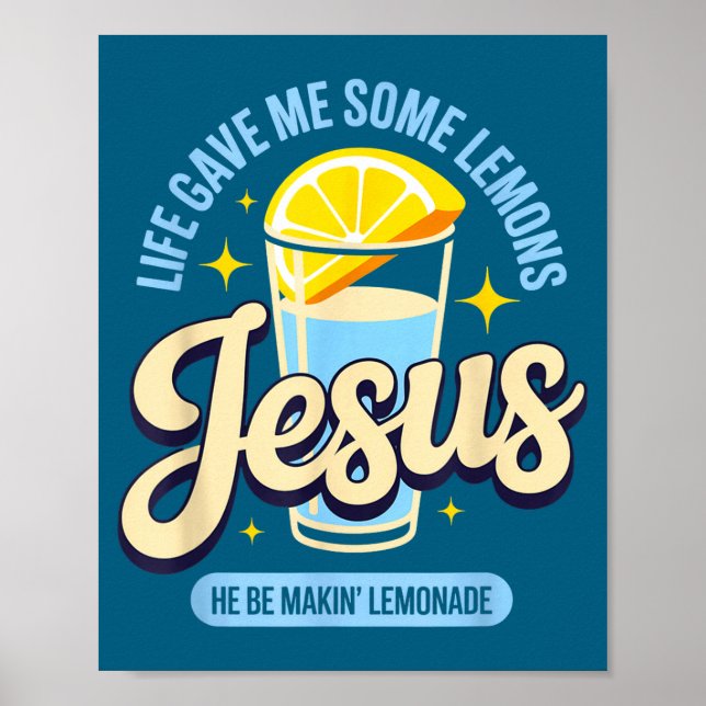 Mitt Liv Gav Några Citroner Jesus Poster (Framsidan)