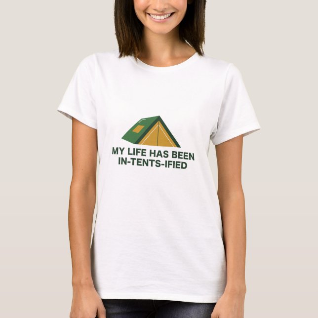 Mitt liv har blivit inlärt i Tält T Shirt (Framsida)