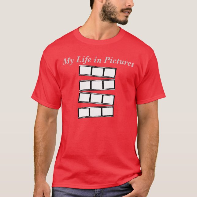 Mitt liv i Bilder Tee Shirt (Framsida)