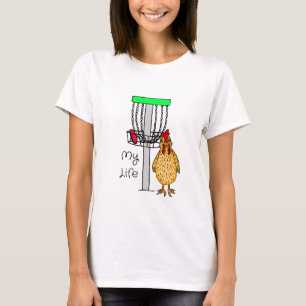 Mitt liv Kyckling och disk för bakgård T Shirt