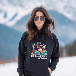 Mitt liv Mitt bok Mitt regler-luddiga sarkastisk g Hoodie