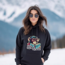 Mitt liv Mitt bok Mitt regler-luddiga sarkastisk g Hoodie