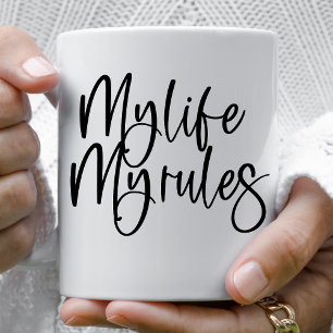 Mitt liv Mitt Regler Kaffemugg