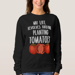 Mitt liv Revolves Planting Tomates Gardener T Shirt