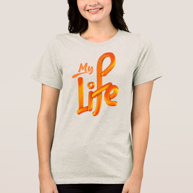 mitt liv t shirt (Framsida)