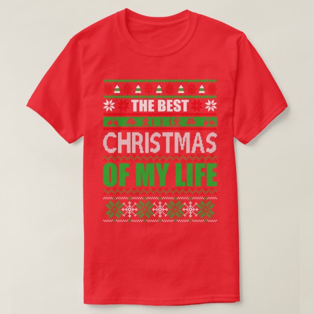 Mitt livs bästa julklappar t shirt (Design framsida)