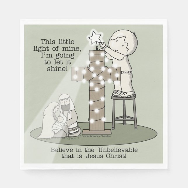 Mitt ljus pappersservett (Framsidan)