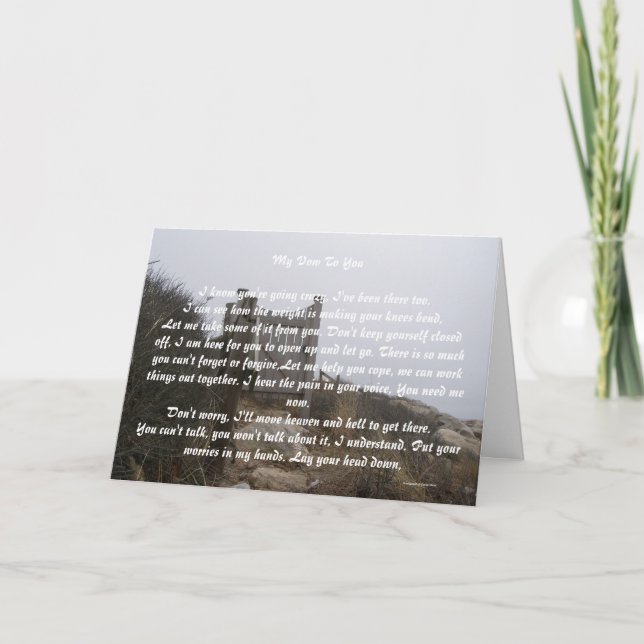 Mitt löfte till dig helgkort (Framsida)