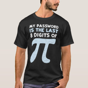 Mitt lösenord är de 8 sista siffrorna i Pi T Shirt