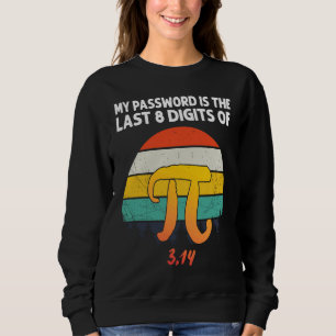 Mitt lösenord är de sista 8 siffrorna i Pi Humor M T Shirt